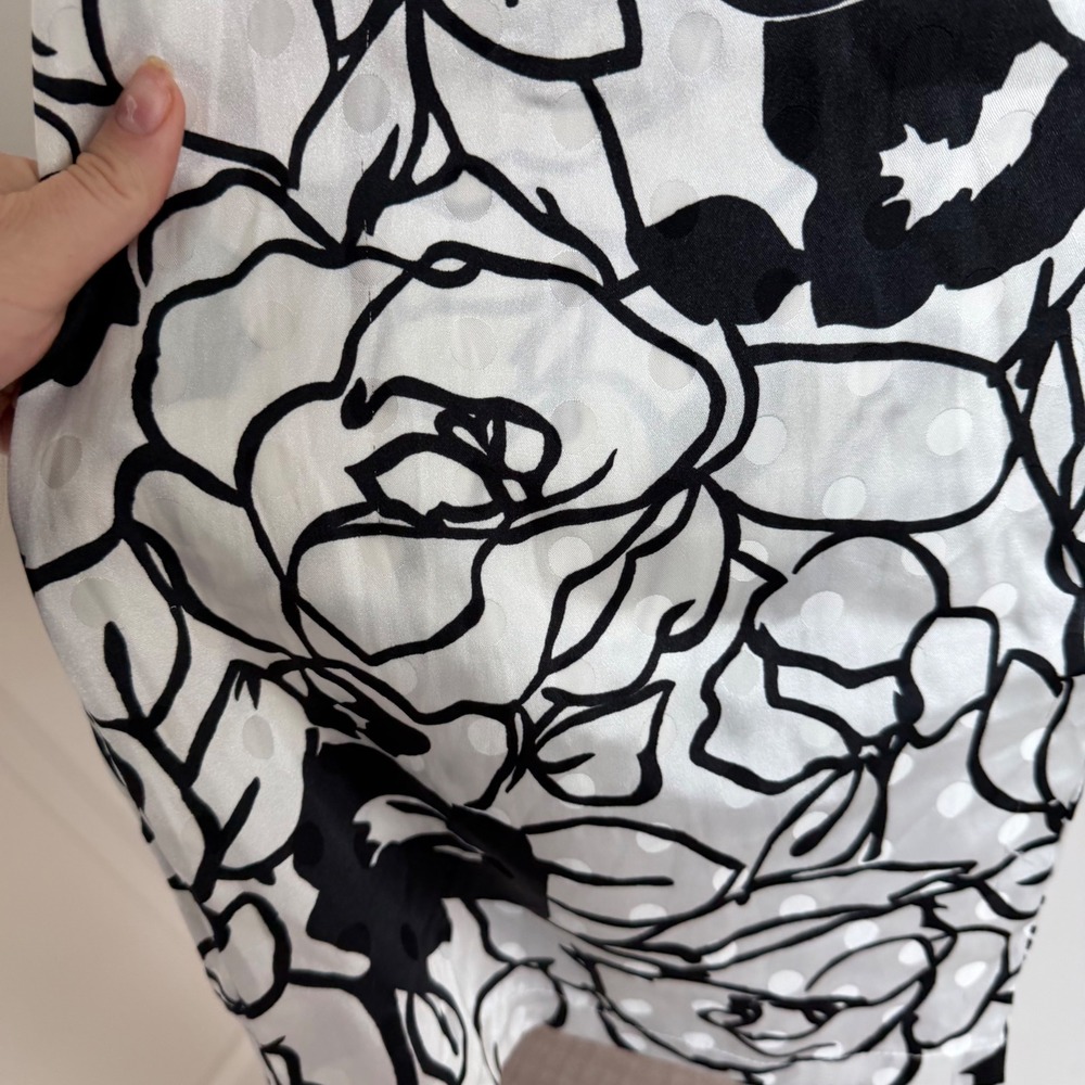 Ronny Kobo Printed Black and White Print Trousers Size 6 - Picture 11 of 16